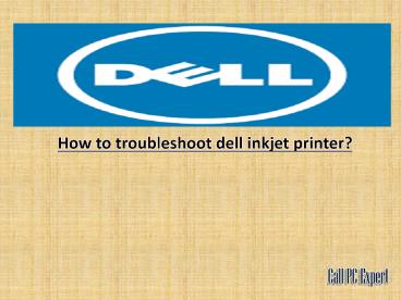 how to troubleshoot dell inkjet printer