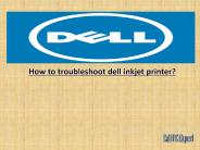 how to troubleshoot dell inkjet printer