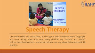 Speech Terapy