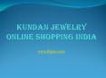 Kundan Jewelry Online Shoping