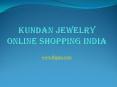 Kundan Jewelry Online Shopping