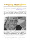 Satyavati M Sirsat – A Legend Who Shaped Cancer Research In India!-ACRI PowerPoint PPT Presentation