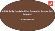 Flat for rent in Bandra East Mumbai