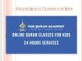 Online Quran Classes for Kids PowerPoint PPT Presentation