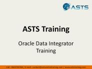 Oracle Data Integrator Training-ASTSTraining