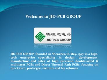 1-12 Layer Rigid-Flexible PCB, JID-PCB Group