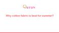 Why cotton fabric is best for summer? PowerPoint PPT Presentation