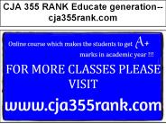 CJA 355 RANK Educate generation--cja355rank.com