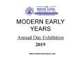 Modern Early years Annual Day exhibition-2019 PowerPoint PPT Presentation