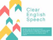 ClearEnglishSpeech - American English Pronunciation Software