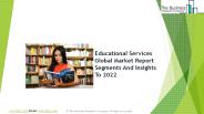 Educational Services Global Market Report 2019