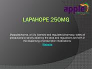 Lapahope 250mg Tablet Myapplepharma