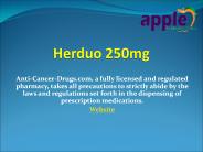 Herduo 250mg Tablet Anticancerdrugs