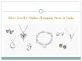 Silver Jewelry Shopping Online
