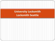 Locksmith Seattle - University Locksmith