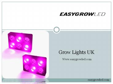 Grow Lights UK- Easy Grow LED