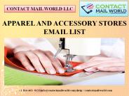 APPAREL AND ACCESSORY STORES EMAIL LIST