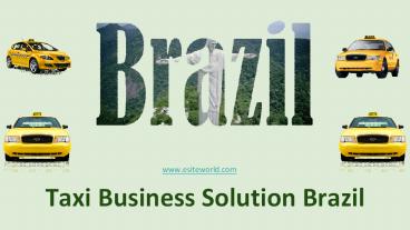 Taxi Business Solution Brazil