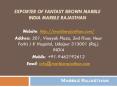 Exporter of Fantasy Brown Marble India Marble Rajasthan PowerPoint PPT Presentation