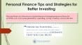Personal Finance Investing PowerPoint PPT Presentation