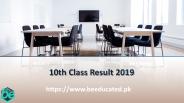 10th Class Result 2019