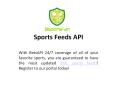 Sports Feeds API PowerPoint PPT Presentation