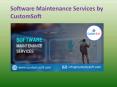 Software Maintenance Software by CustomSoft PowerPoint PPT Presentation