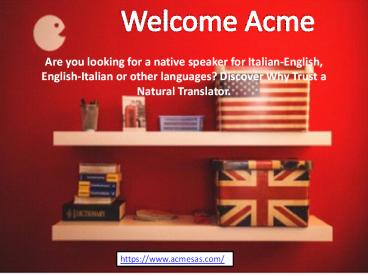 Traduttore italiano Inglese
