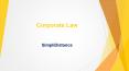 Law College | Corporate Law | Law Courses - SimpliDistance PowerPoint PPT Presentation