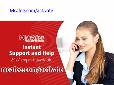 mcafee.com/activate - Retail Card in Easy Steps at McAfee Activate