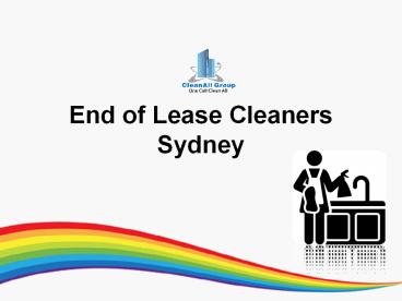 End of Lease Cleaners Sydney