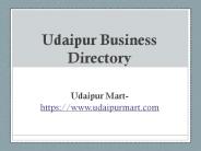 Udaipur Business Directory