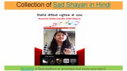 Sad Shayari Hindi