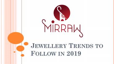 Stylish Jewellery Trends for 2019