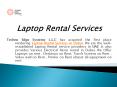 Laptop Rental Services  Dubai for Short/ Long Term Requirements PowerPoint PPT Presentation