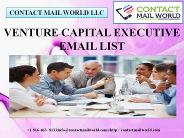 VENTURE CAPITAL EXECUTIVE EMAIL LIST