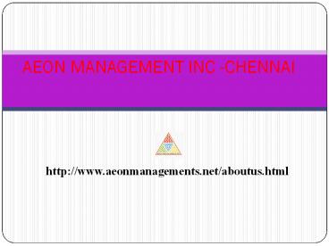 Aeon ((Management))) Inc Chennai Reviews Velachery