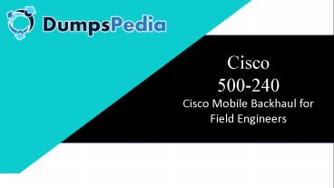 500-240 Test Dumps