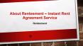 Online Rent Agreement Pune | Online Rent Agreement Mumbai - Renteement PowerPoint PPT Presentation
