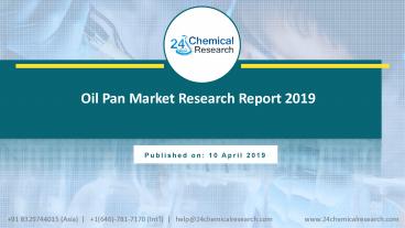 Oil Pan Market Research Report 2019