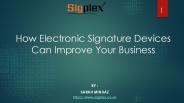 Electronic Signature device For Business