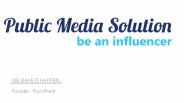 Block Chain Technology- Public Media Solution