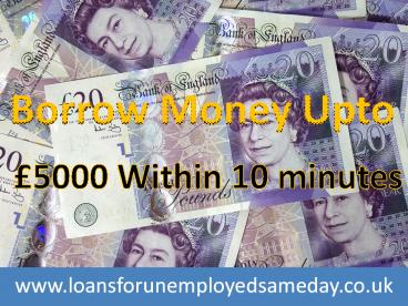 Why Payday Loans For Unemployed Same Day Only?