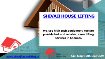 Best House and Building Lifting In Chennai