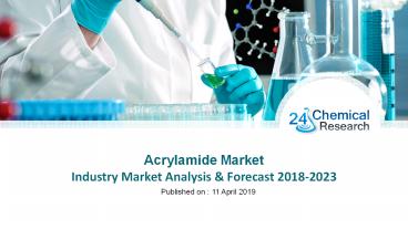 Acrylamide Global Market Review and Outlook