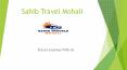 Sahib Travel Mohali PowerPoint PPT Presentation
