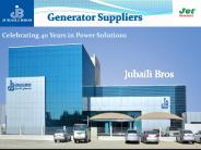 Generator Supplier - Jubaili Bros