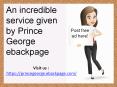 An incredible service given by Prince George ebackpage PowerPoint PPT Presentation