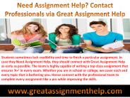 Get assignment help online for Intricate Subjects