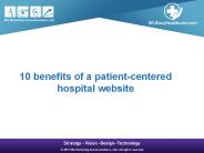 10 benefits of a patient-centered hospital website